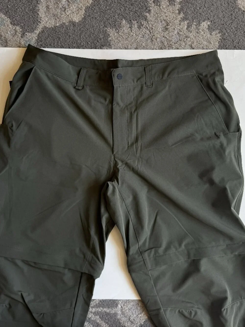 Mens The North Face Paramount Convertible UPF 40+ Pants New Taupe Green